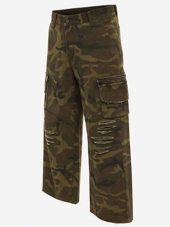 WILSONVIANO CAMO LINE PANTS SIZE - L