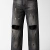 WILSONVIANO WOUNDED KNEE JEANS SIZE - L